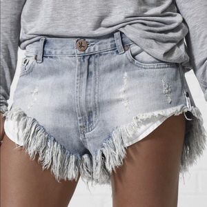 One teaspoon jean shorts